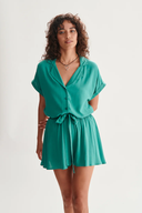 24COLOURS Grun Green Shorts