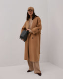 BEATRICE Long Coat Blended Wool Cashmere