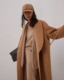 BEATRICE Long Coat Blended Wool Cashmere
