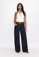 DR. DENIM Rhue Low Wide Stream Rinse Jeans