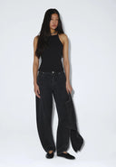 DR. DENIM Nanci Mid Barrel Leopard Jeans