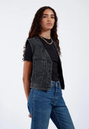 DR. DENIM Tina Top - Aged Black