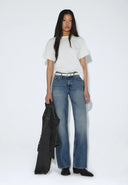 DR. DENIM Nika Mid Straight Drift Mid Used Jeans