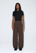 DR. DENIM Roh Washed Brown Jeans
