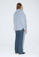 DR. DENIM Wes  Blue Stripe Πουκάμισο