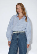 DR. DENIM Wes  Blue Stripe Πουκάμισο