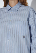 DR. DENIM Wes  Blue Stripe Πουκάμισο