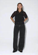 DR. DENIM Hill Women's Jeans Wide Leg Aged Haze Light Retro