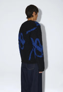 DR. DENIM Dig F Black Blue Bloom Cardigan