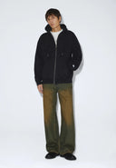 DR. DENIM Aiden Zip Μαύρη Ζακέτα