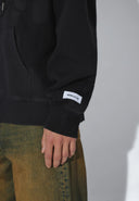 DR. DENIM Aiden Zip Μαύρη Ζακέτα