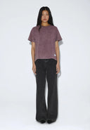 DR. DENIM Talia Seam Aubergine Tie Dye T-shirt