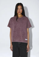 DR. DENIM Talia Seam Aubergine Tie Dye T-shirt