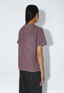 DR. DENIM Talia Seam Aubergine Tie Dye T-shirt