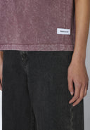 DR. DENIM Talia Seam Aubergine Tie Dye T-shirt