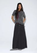 DR. DENIM Talia Seam Washed Grey T-shirt