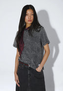 DR. DENIM Talia Seam Washed Grey T-shirt