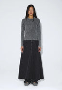 DR. DENIM Stella Seam Rib Washed Grey Τοπ