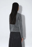 DR. DENIM Stella Seam Rib Washed Grey Τοπ