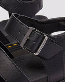 DR. MARTENS Blaire Athena Leather Strap Sandals Black