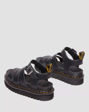 DR. MARTENS Blaire Athena Leather Strap Sandals Black