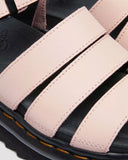 DR. MARTENS Blaire Athena Leather Strap Sandals Pink