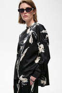InWear Meadowiw Black Painted Flower Μπλούζα