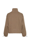 ICHI Ihesolu Καφέ Καρό Jacket