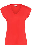 KAFFE Kalise Κόκκινο T-Shirt