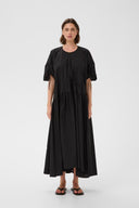 InWear Haze Βαμβακερό Μαύρο Φόρεμα