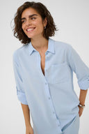 KAFFE Kanaya Oversized Γαλάζιο Πουκάμισο