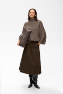 InWear Tallyiw Monika Chocolate Brown Highneck Μπλούζα