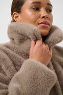 KAFFE KARosa Faux Fur Jacket