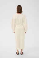 InWear Aida Εκρού Midi Φούστα