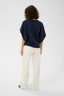 KAFFE Kastormy Midnight Marine / Blue Τοπ T-Shirt
