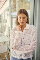 KAFFE Kacidny Crochet Πουκάμισο