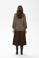 InWear Tallyiw Monika Chocolate Brown Highneck Μπλούζα