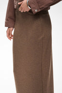 InWear Aida Καφέ Midi Φούστα
