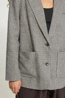 ICHI Ihlubana Grey Check Σακάκι