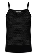 INWEAR Nitaiw Μαύρο Διάφανο Τοπ
