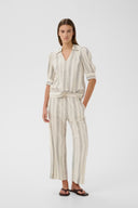 InWear Edithw Λινή Ριγέ Μπλούζα