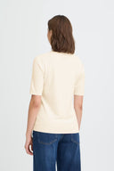 ICHI Ihluls Birch Ribbed T-shirt