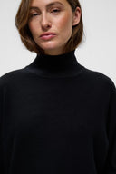 InWear Tallyiw Monika Highneck Μαύρη Μπλούζα