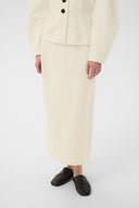 InWear Aida Εκρού Midi Φούστα