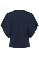 KAFFE Kastormy Midnight Marine / Blue Τοπ T-Shirt