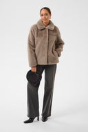 KAFFE KARosa Faux Fur Jacket