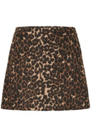 ICHI Ihwoola Animal Print Φούστα