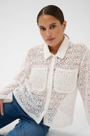 KAFFE Kacidny Crochet Πουκάμισο