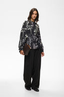 InWear Makennaiw Μαύρο Botanical Πουκάμισο