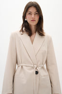 INWEAR NaxalW Jacket With Belt Ecru